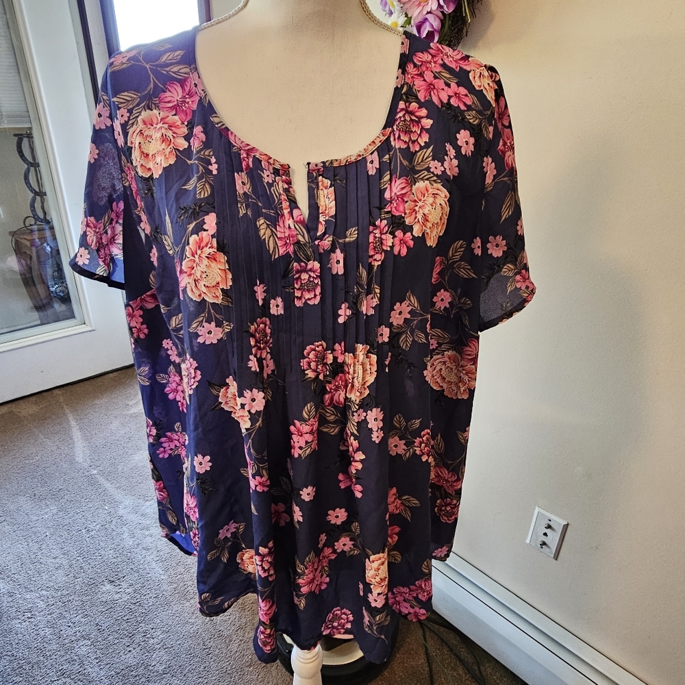 Torrid Floral Blouse
